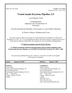 TransCanada Keystone Pipeline, LP