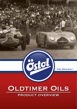 Östol Oldtimer Oils - Georg Oest Mineralölwerk GmbH & Co. KG