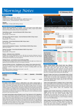 27th Feb 2015 - Lanka Securities (Pvt)