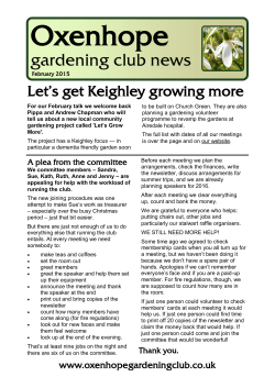 here - Oxenhope Gardening Club Home Page