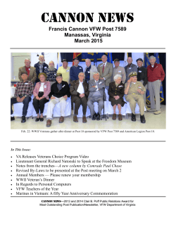 March 2015 - VFW Post 7589