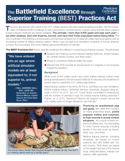the BEST Practices Act Factsheet
