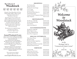 our brochure - Woodstock Merchants Association