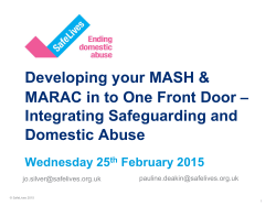 Developing your MASH & MARAC in to One Front Door