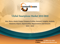 Global Smartphone Market 2015-2019
