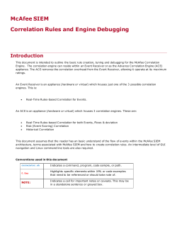SIEM Best Practices: Correlation Rule and Engine