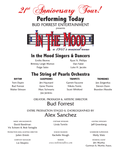 Performing Today - In the Mood Live