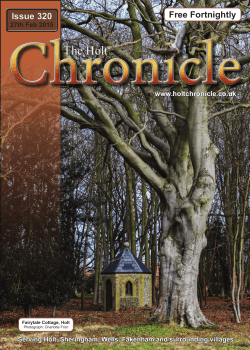 Issue 320 - The Holt Chronicle