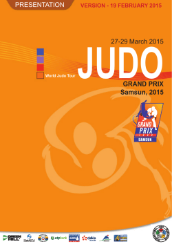 JUDOGRAND PRIX Samsun, 2015 - Fédération Française de Judo
