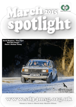 Spotlight March 2015 - SD34 Motorsport Group