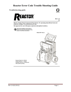 Reactor Troubleshooting Guide