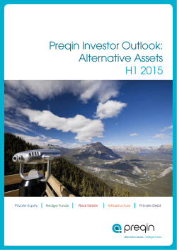 Preqin Investor Outlook: Alternative Assets H1 2015