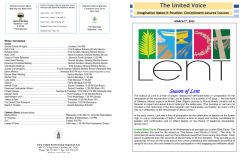 United Voice Newsletter - First United Presbyterian Church