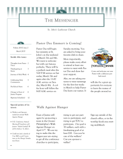 Holy Week Journey - St. John`s Lutheran Church &laquo; Mayfair