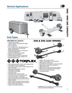 General Applications Axle Types - AL-KO