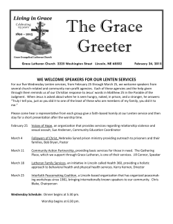 The Grace Greeter - Grace Lutheran Church