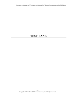 - Test Bank and Solutions Manual