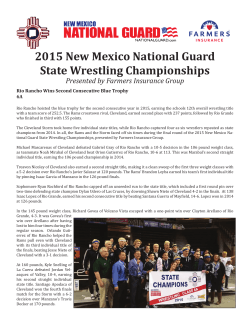 2015 New Mexico National Guard State Wrestling Championships