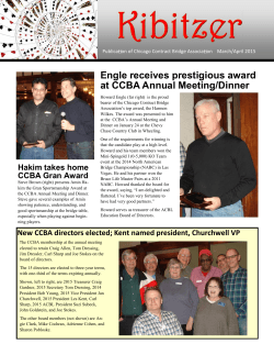 Engel receives prestigious award at CCBA Annual Meeting/Dinner
