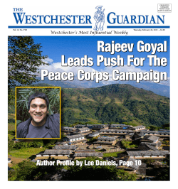 Rajeev Goyal Leads Push For The Peace Corps Campaign Rajeev