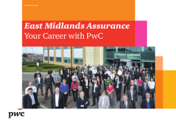 East Midlands Assurance Your Career with PwC