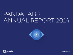 PANDALABS ANNUAL REPORT 2014