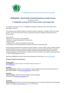 Invitation for the 7th Norbarag