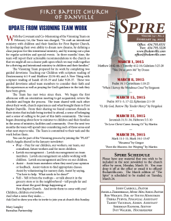 The Spire – Feb. 24, 2015 - First Baptist Church Danville