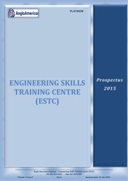 Engineering Skills Training Centre (ESTC)