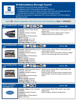 Issue 180 - Bids for properties in this issue must reach Homelink by