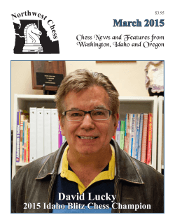 David Lucky - Northwest Chess!