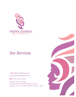 Services - Prima Donna Salon