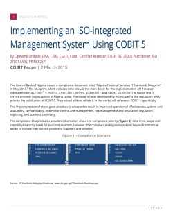 Implementing an ISO-integrated Management System Using