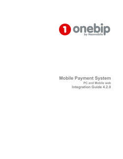 Mobile Payment System
