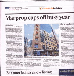 Marprop caps off busy Year - Wise McBaron Communication