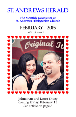February, 2015 - Standrewslebanon.org