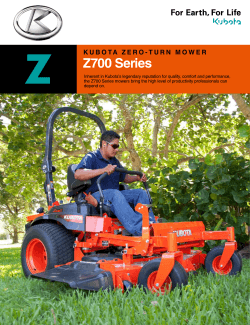 Z Z700 Series - Ricer Equipment, Inc.