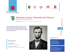"Abraham Lincoln: `Naturally Anti