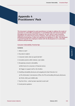 Appendix 4 Practitioners` Pack