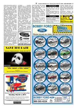 BOBBY FORD - The Source Weekly