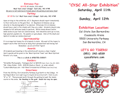 “CYSC All-Star Exhibition” “CYSC A