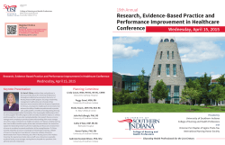 Research, Evidence-Based Practice and Performance Improvement