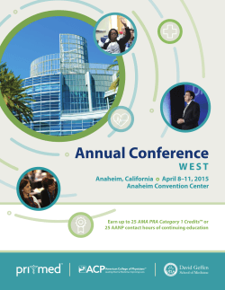 the conference brochure - Pri-Med