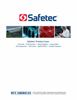 2015 Safetec Catalog