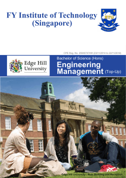 2. BSc. (Hons) Engineering Management