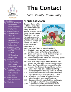 March Contact 2015 - Zion Evangelical Lutheran Church