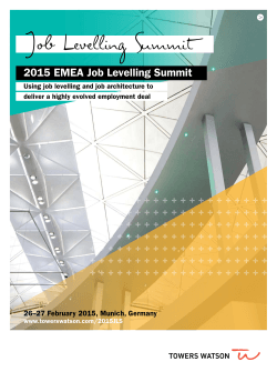 Job Levelling Summit
