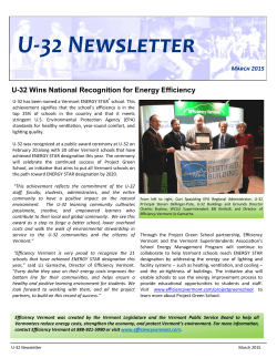 U-32 Newsletter