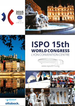 here - ISPO World Congress 2015