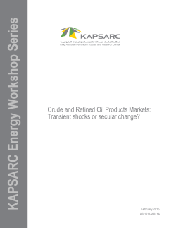 Crude and Refined Oil Products Markets_Transient Shock
